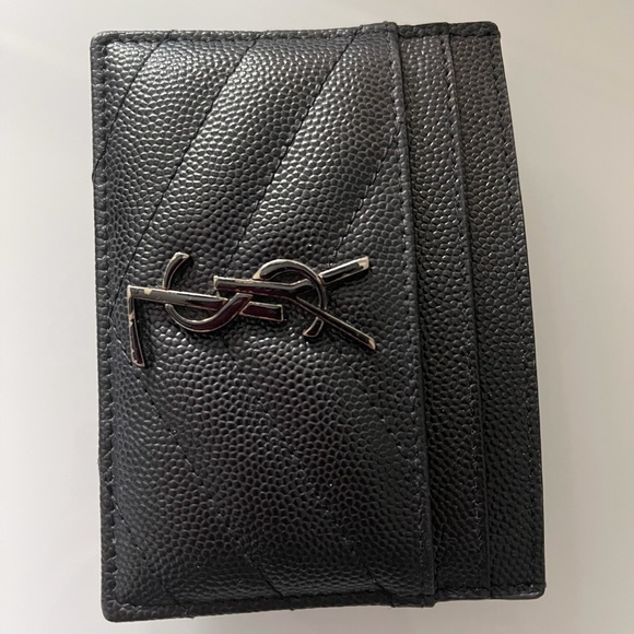 YSL monogramme card holder black - Picture 3 of 4